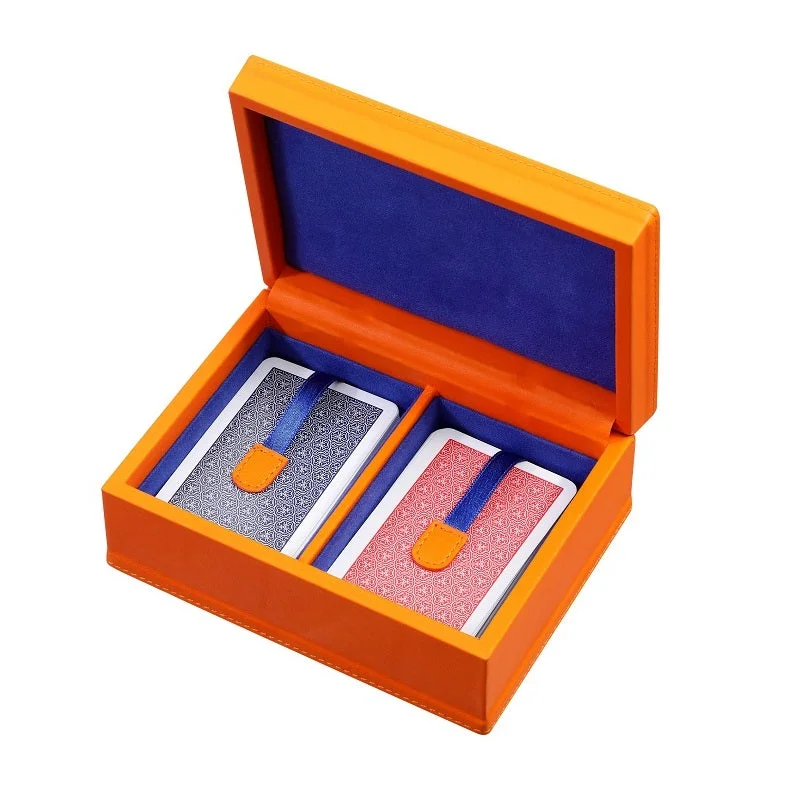 Box of Cards in Tangerine