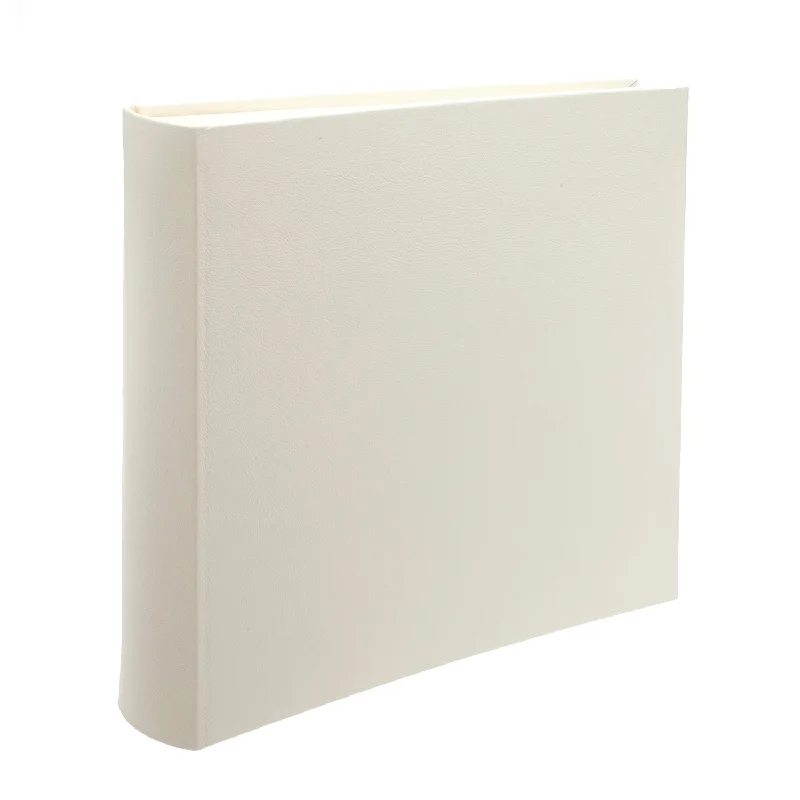 Ivory Square Leather Photo Album