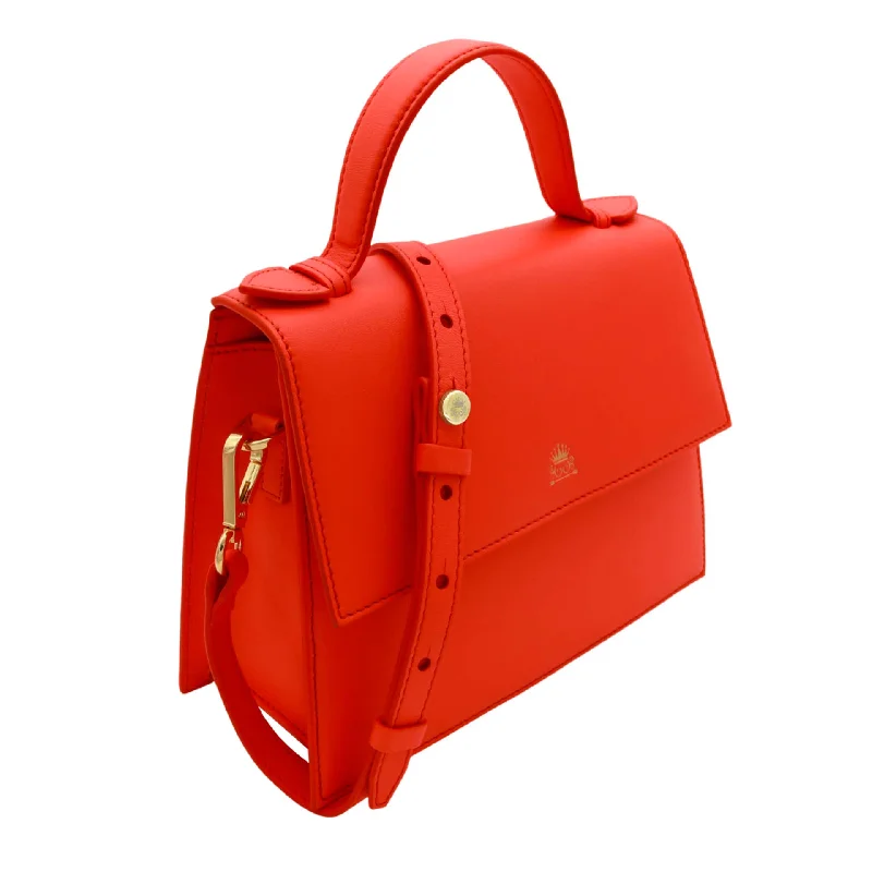 Penelope Hand Bag - Red Orange