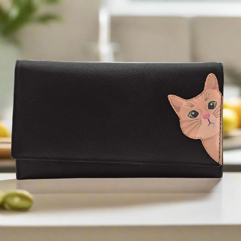 Cleo the Cat Matinee Purse Black