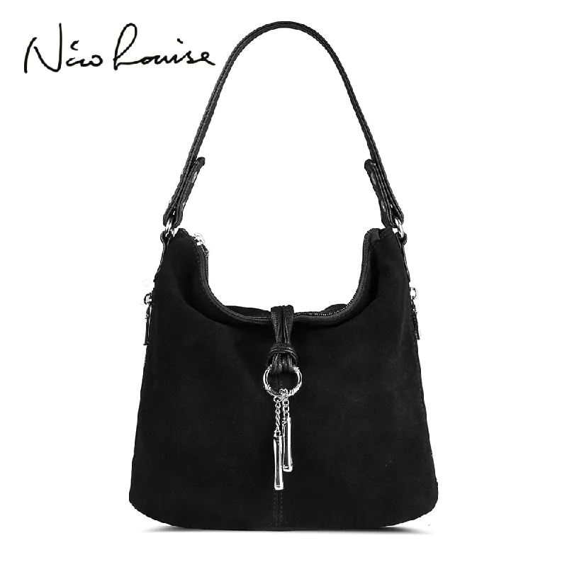 Women Split Leather Shoulder Bag