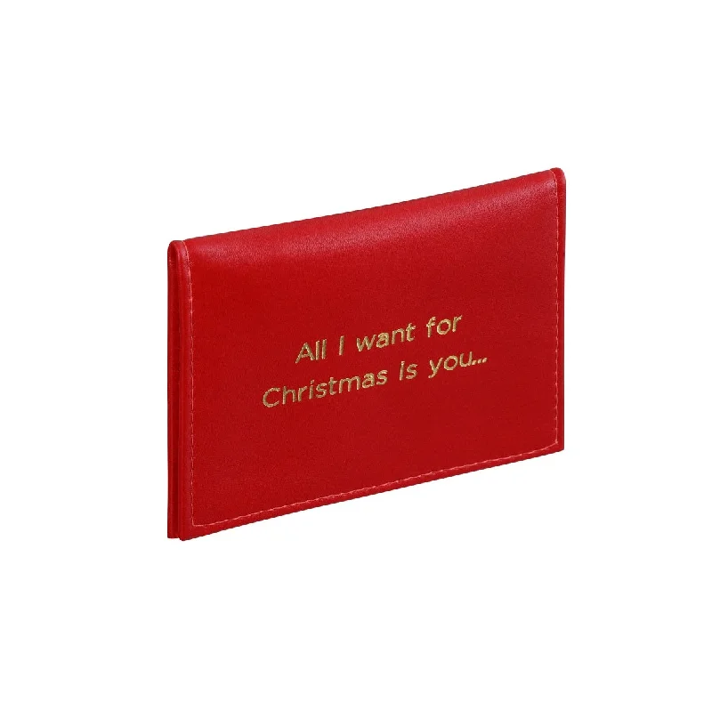 All I Want For Christmas is You Travel Card Holder