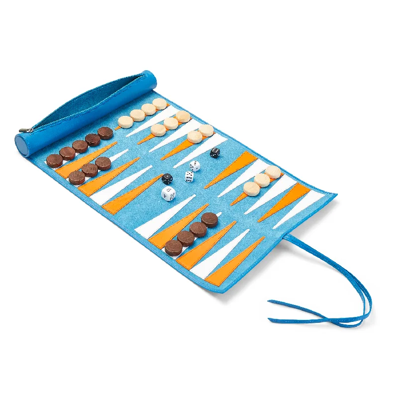 Lazy Days Travel Backgammon Turquoise