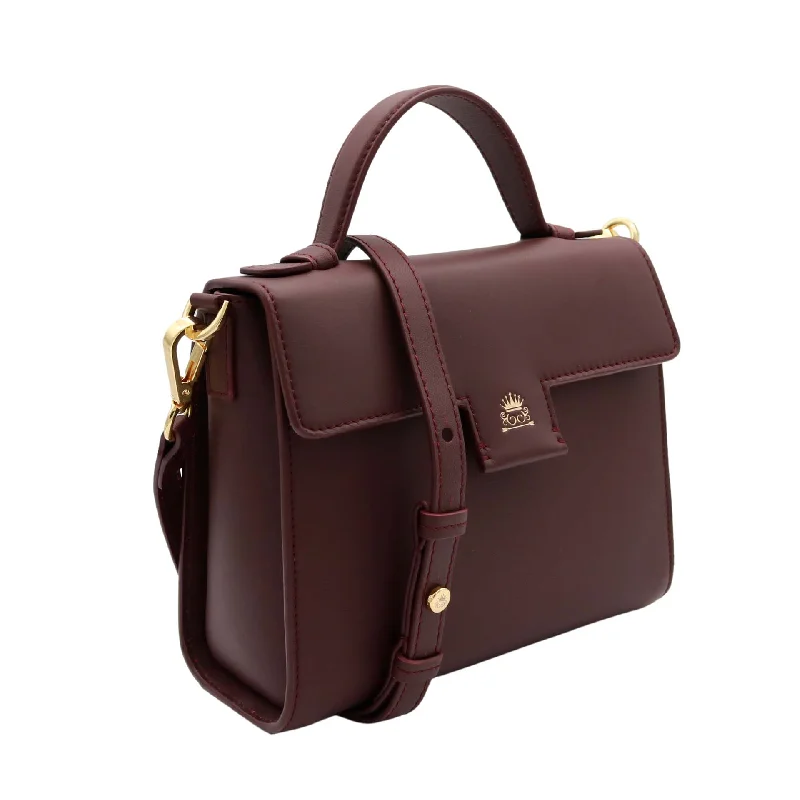 Roxana Hand Bag - Bordeaux