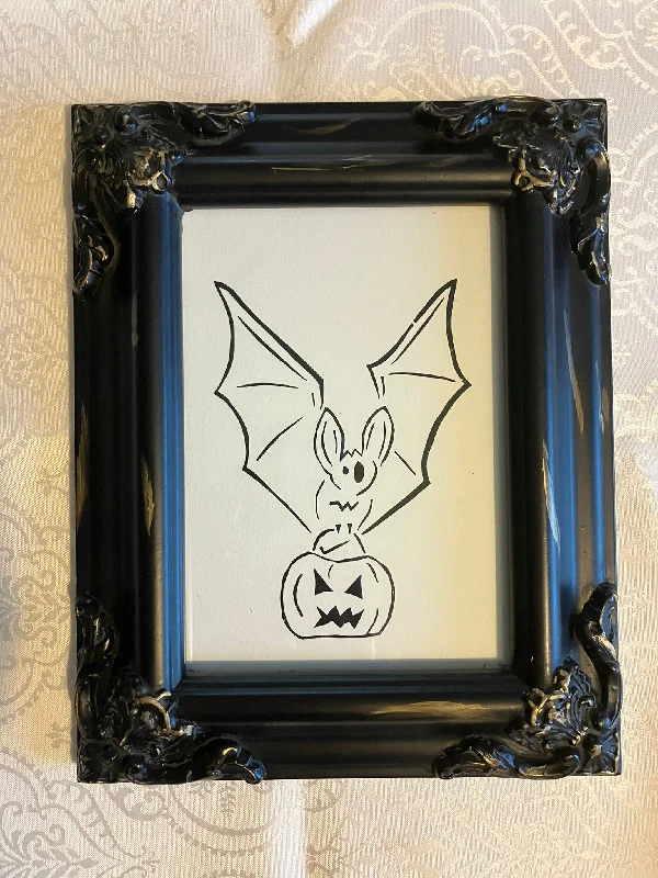 Framed "Pumpkin Pale" Print