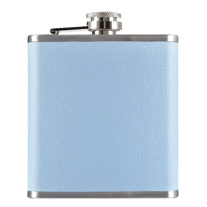 Duck Egg Blue Hip Flask