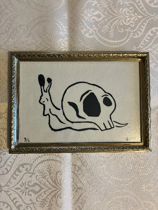 Framed "The Snail" Print