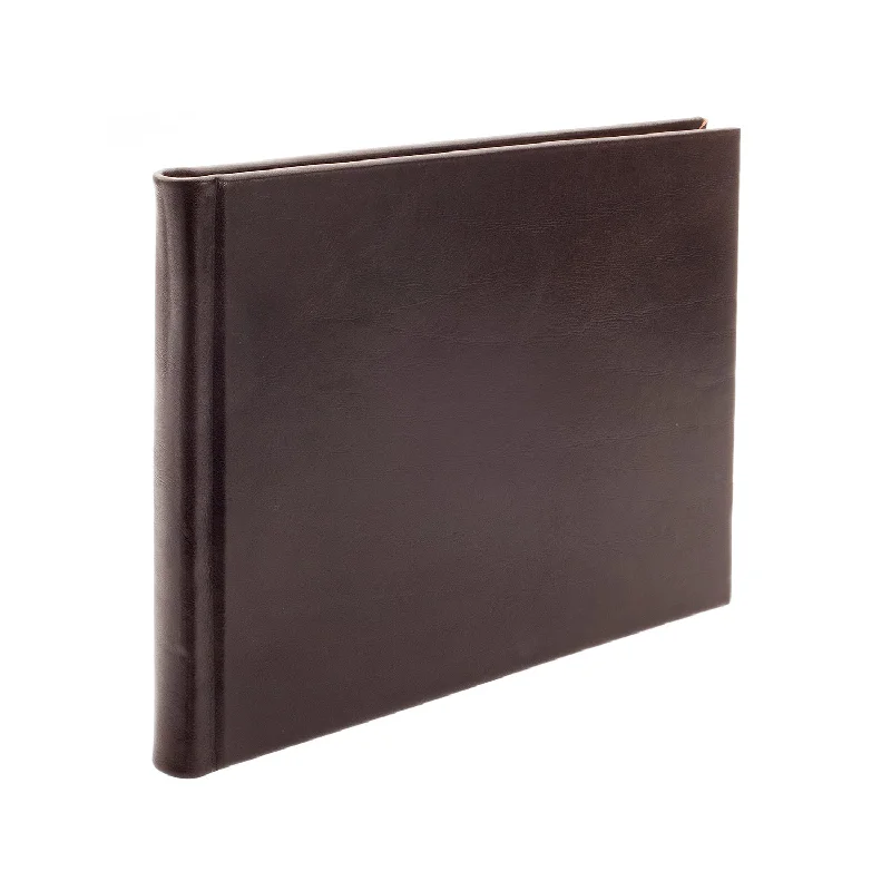 Safari Large Leather Plain Visitors Book