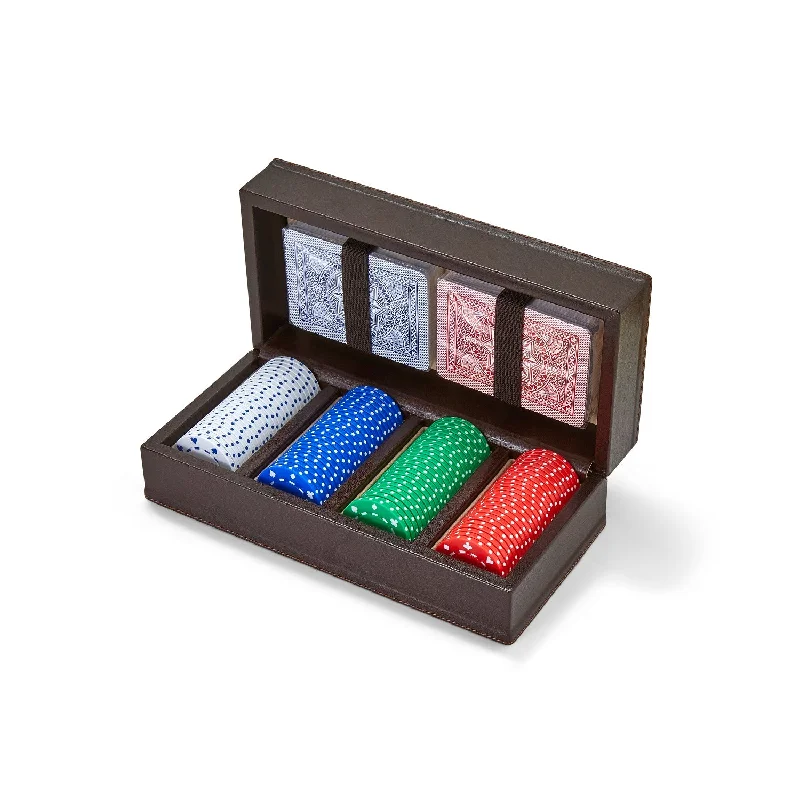 Poker Set in Mocha