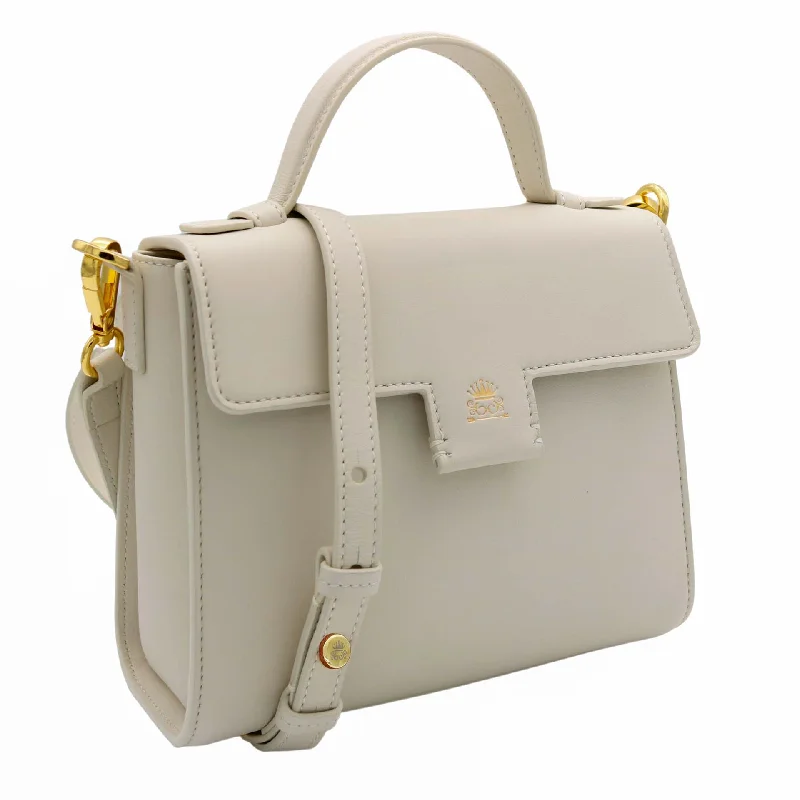 Roxana Hand Bag - Cream White