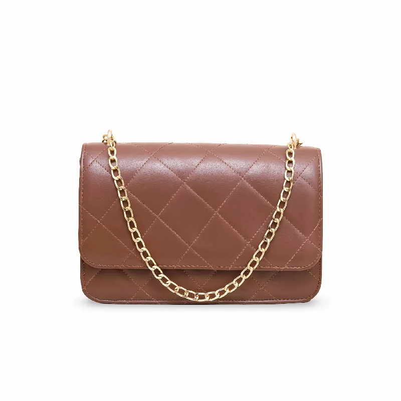 Brown Casual Shoulder Bag P55522