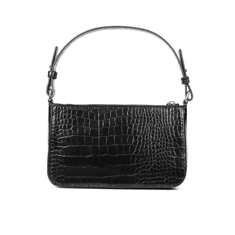 Small Croco Imitation Handbag