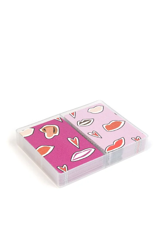 Jakki Doodles Cards Set - Pink lips