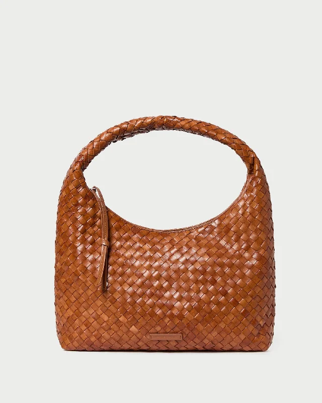 Willow Timber Woven Leather Hobo