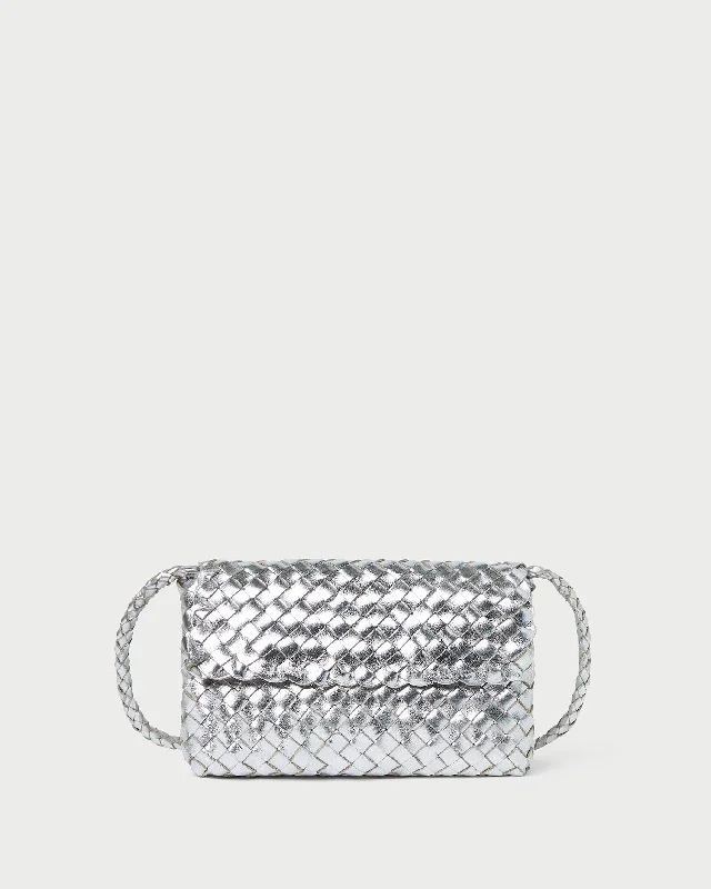 Billie Silver Leather Shoulder Bag