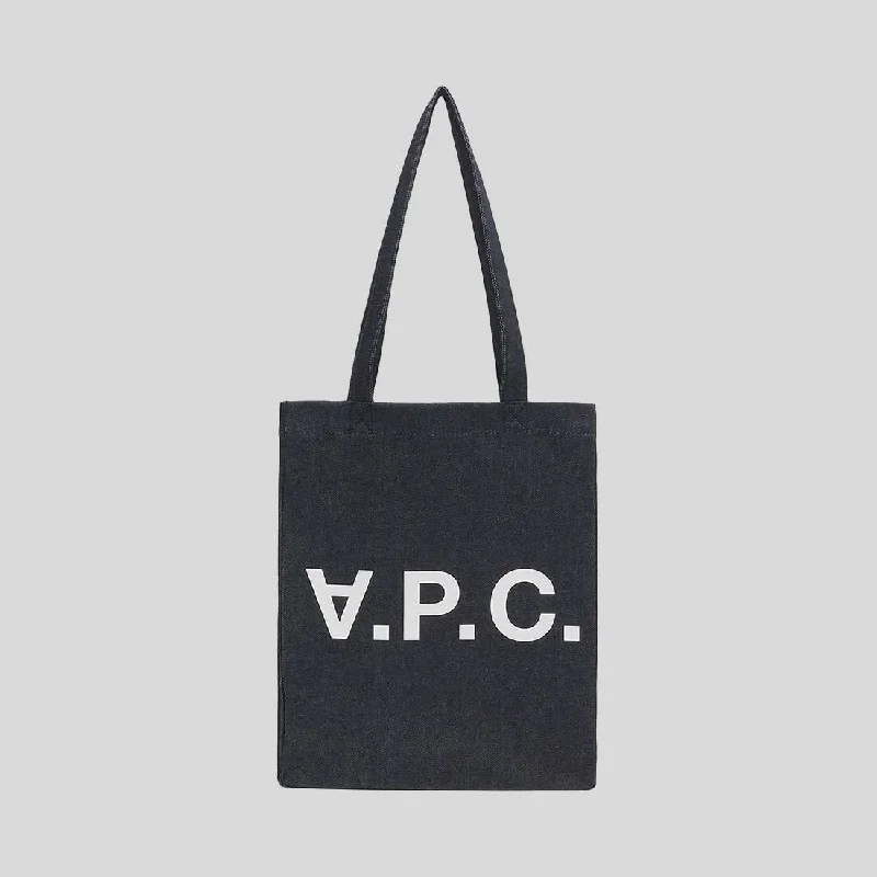 A.P.C. Laure Unisex Shopping Tote Bag Indigo COCSXM61445IAI