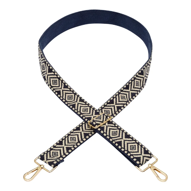 Blue & White Pattern Strap