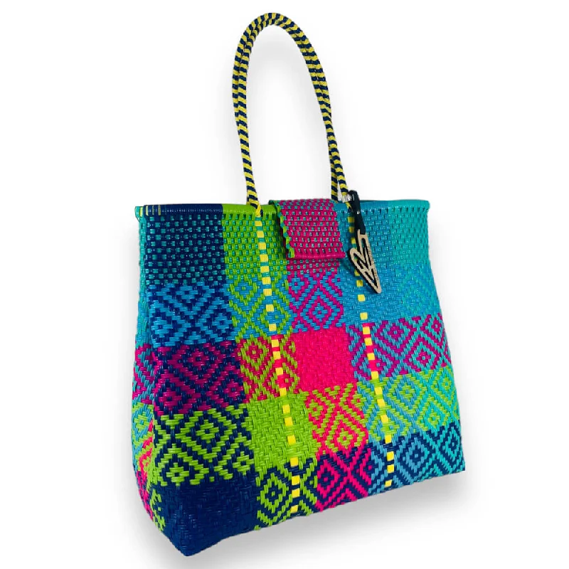 Maria Victoria | Paradise | Upcycled, Handwoven, Shoulder Tote