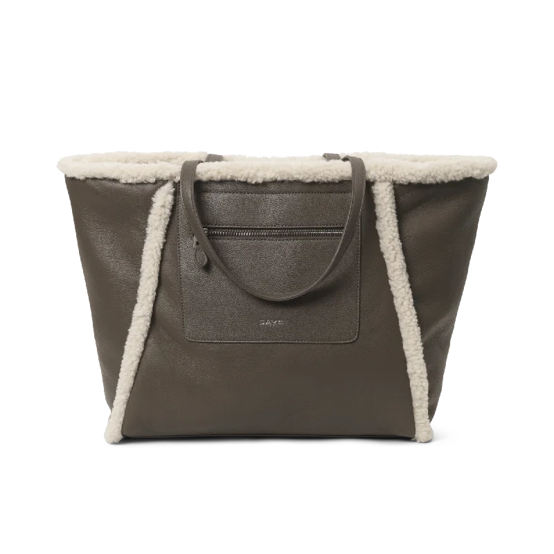 Day Faux Shearling Tote