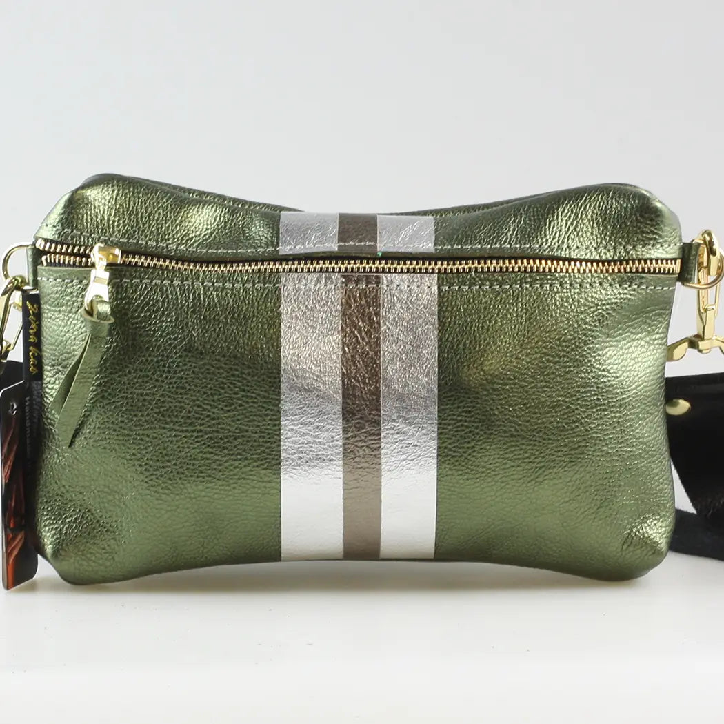 Breckenridge Hipbag in Moss/Silver/Pewter