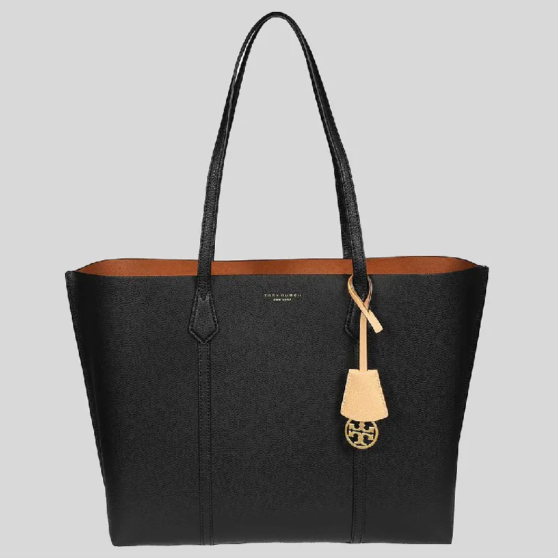 Tory Burch Perry Triple Compartment Tote Black 81932