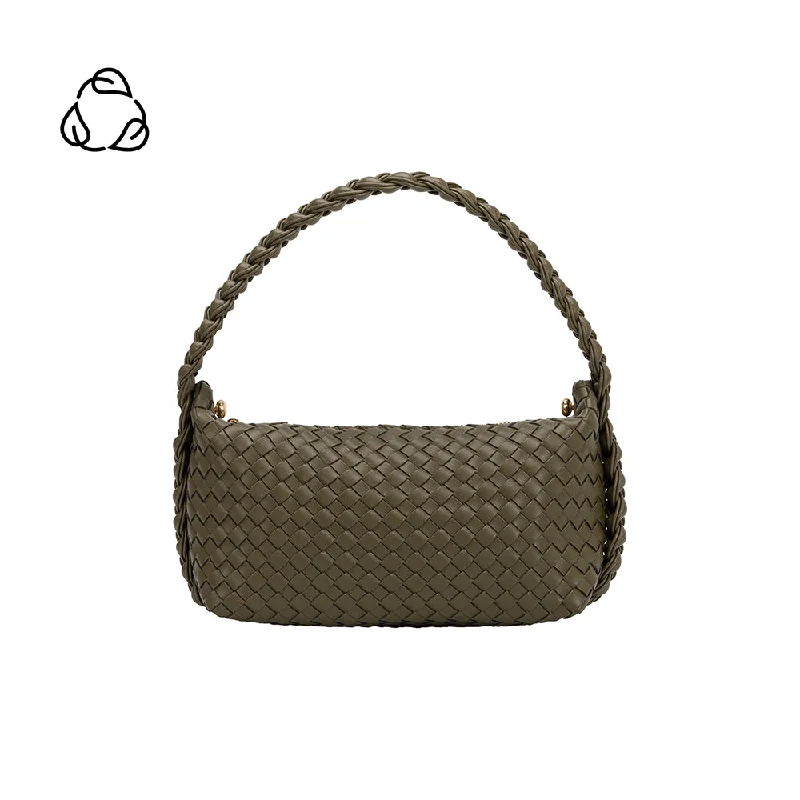 Alma Olive Recycled Vegan Crossbody Bag