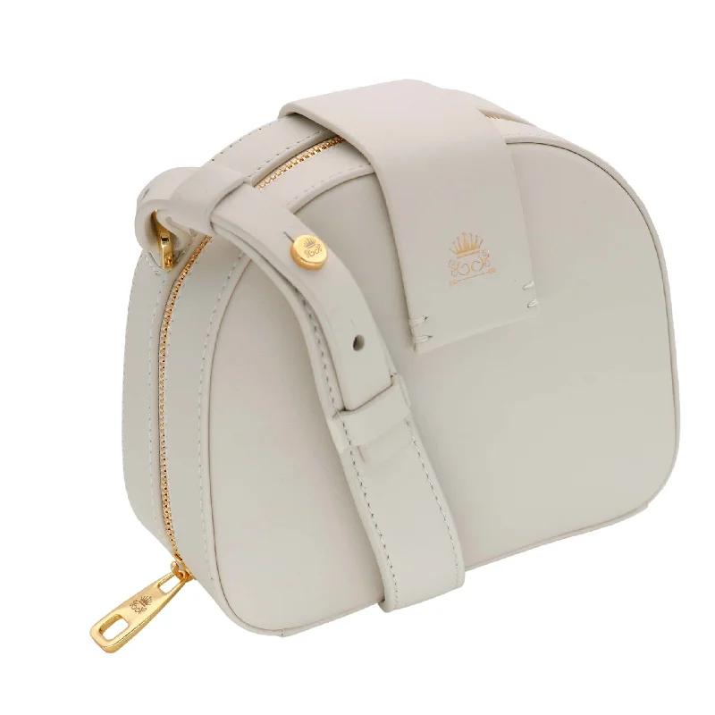 Leidi Hand Bag - Cream White