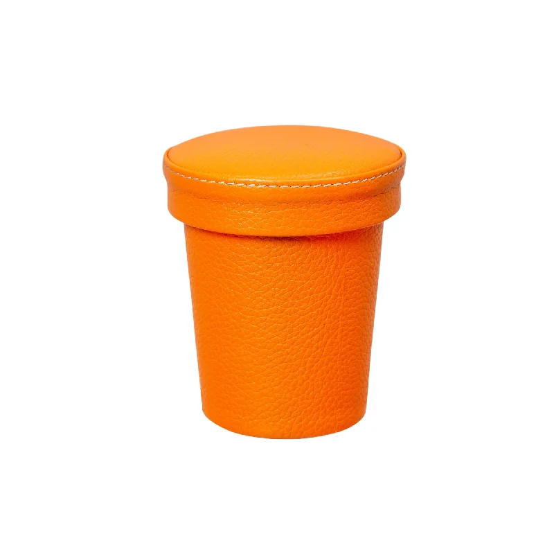 Chelsea Dice Cup in Tangerine