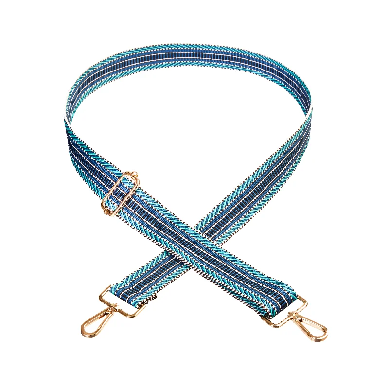 Multi-blue Pattern Strap