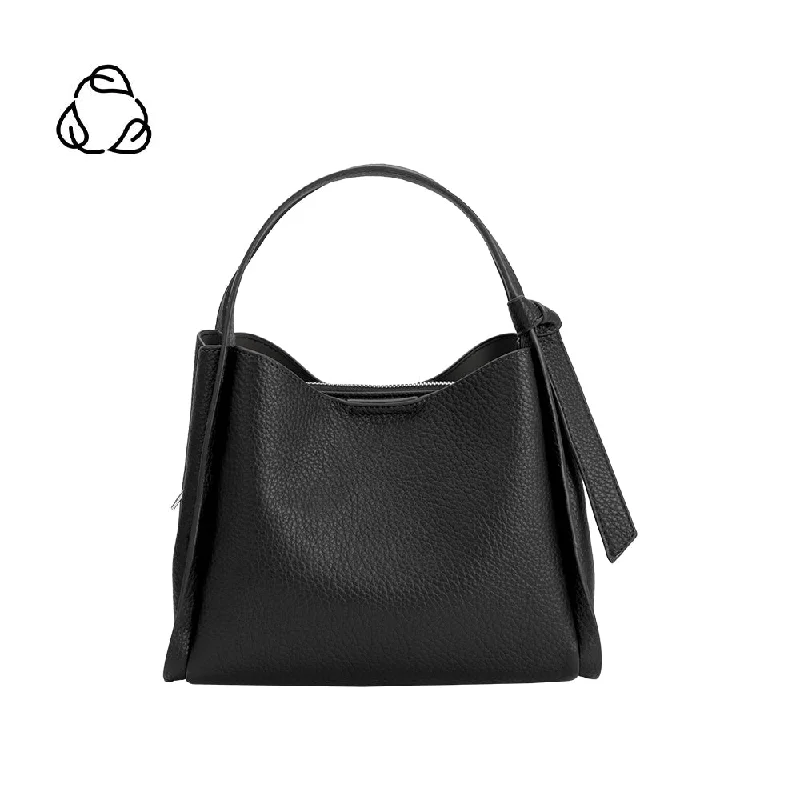 Felicity Black Recycled Vegan Crossbody Bag