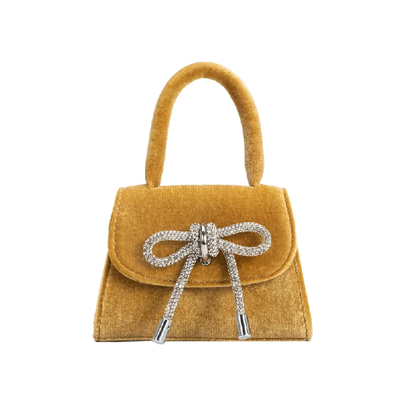 Sabrina Gold Mini Top Handle Bag - FINAL SALE