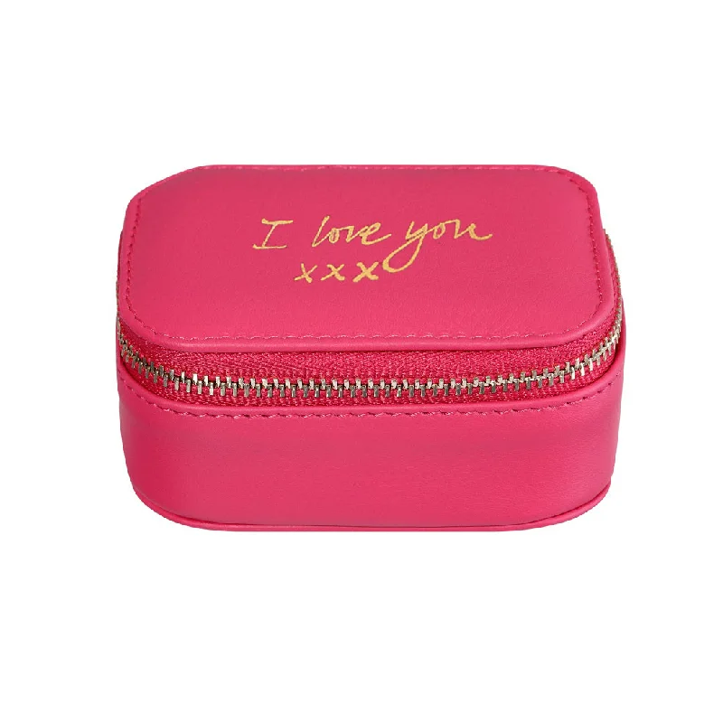 'I Love You' Trinket Box in Pink