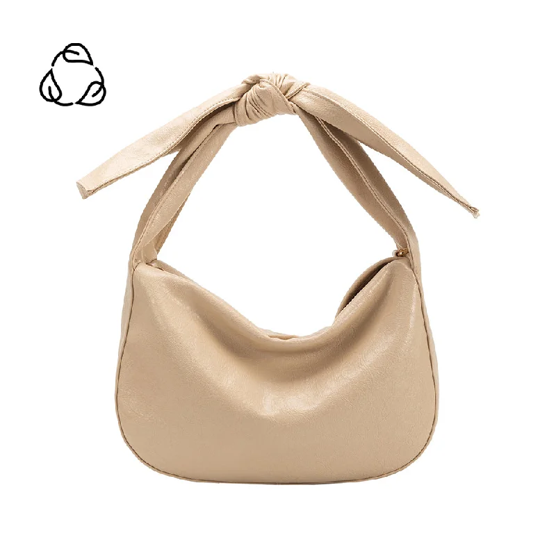 Marni Beige Crinkle Bow Crossbody Bag