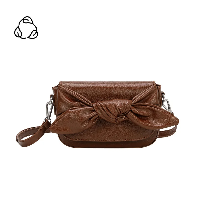 Faye Chocolate Clutch Crossbody Bag