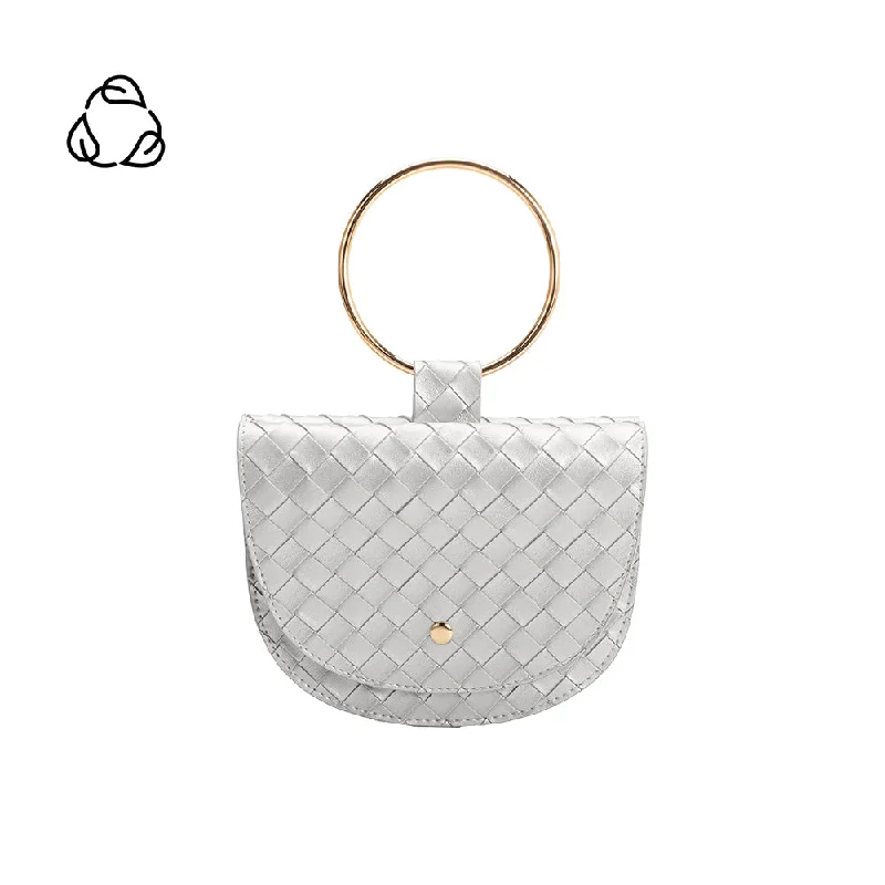 Felix Silver Ring Top Handle Bag