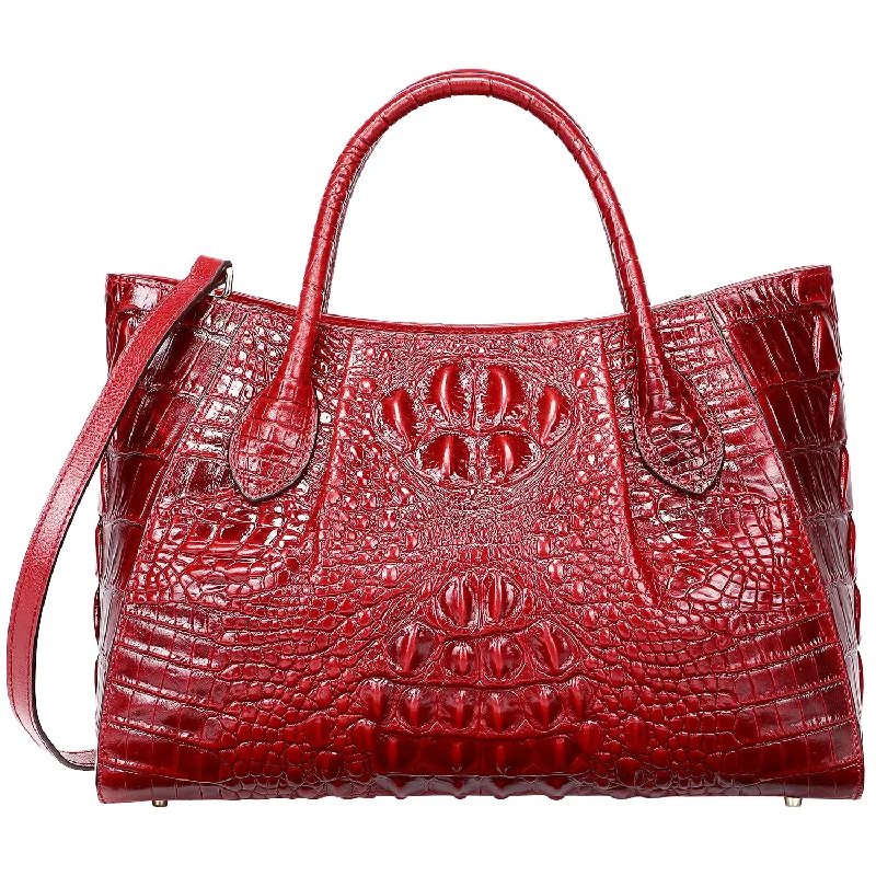 Crocodile Top Handle Bags