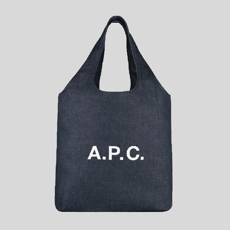 A.P.C. Ninon Unisex Tote Bag Indigo COCSXM61565IAI