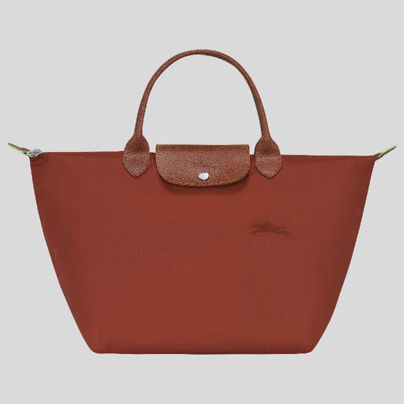 LONGCHAMP Le Pliage Green M Handbag Chestnut L1623919