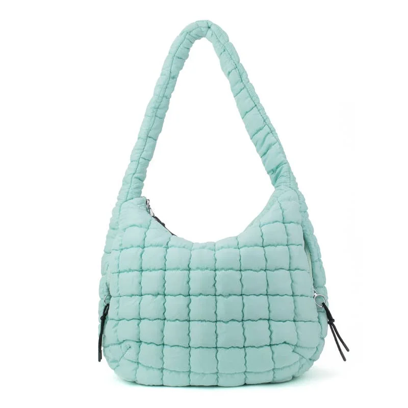 The Ashton | Puffer Hobo Tote | 10 Colors