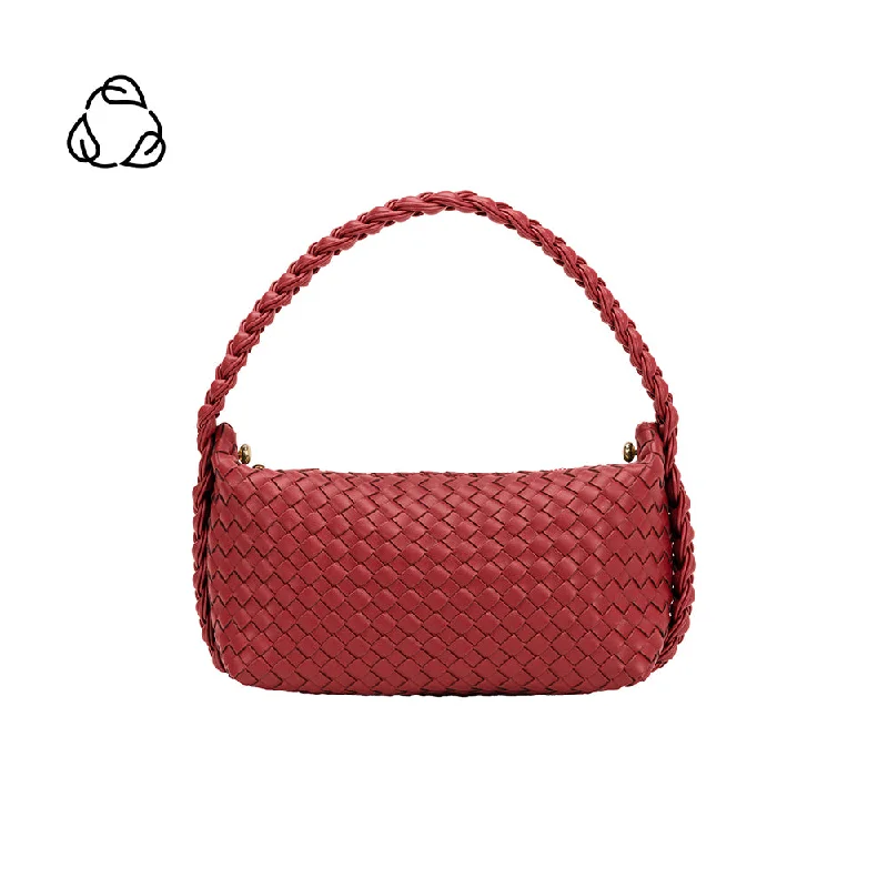 Alma Cranberry Recycled Vegan Crossbody Bag