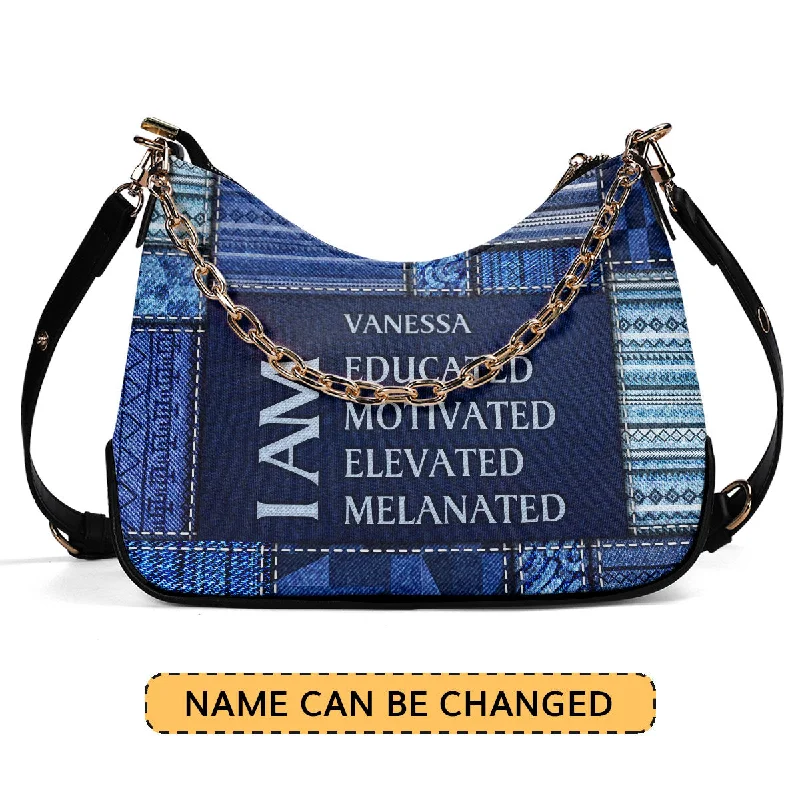 I Am - Personalized Chain Shoulder Bag SB28