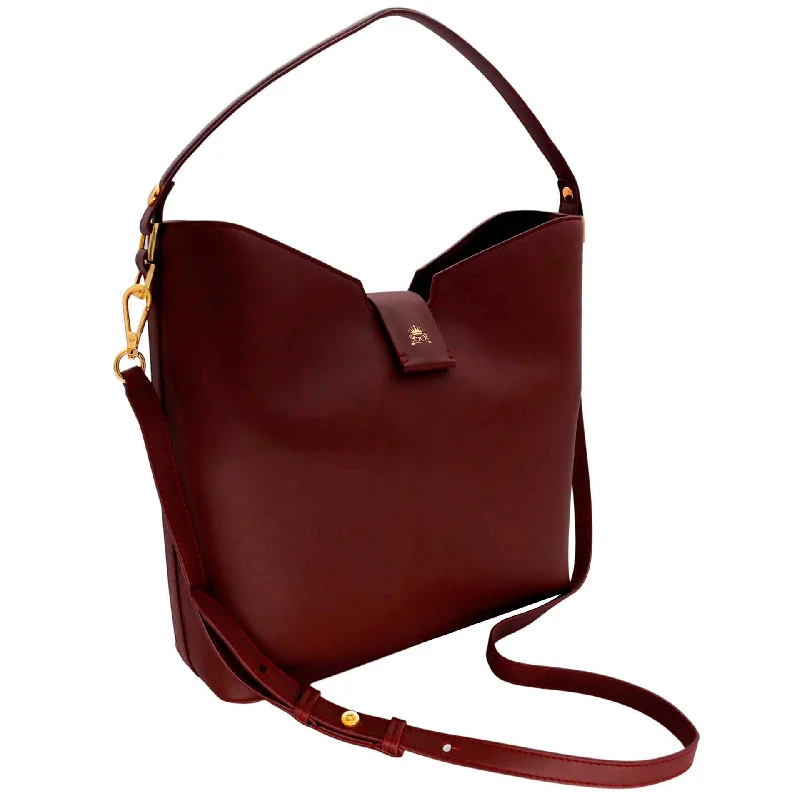 Catherine Hand Bag - Bordeaux