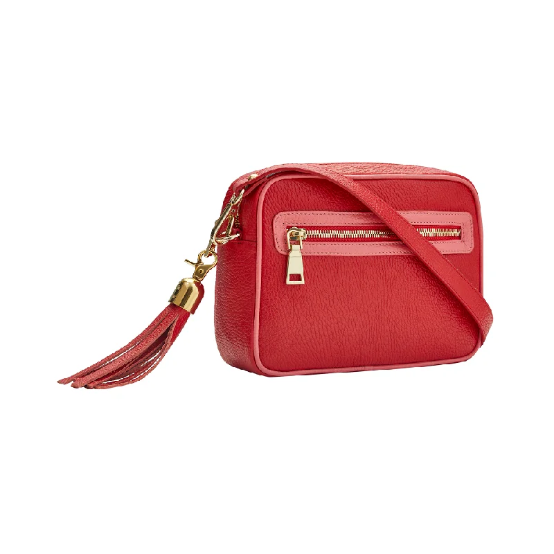 Red & Pink Cross Body Bag